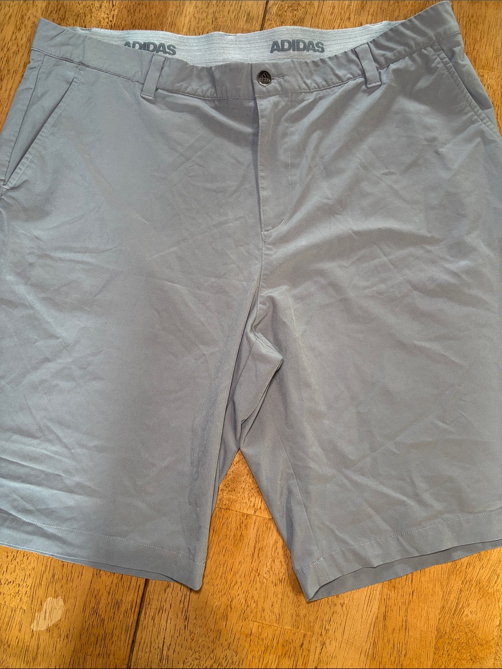 adidas Men's Light Blue Hybrid Shorts
